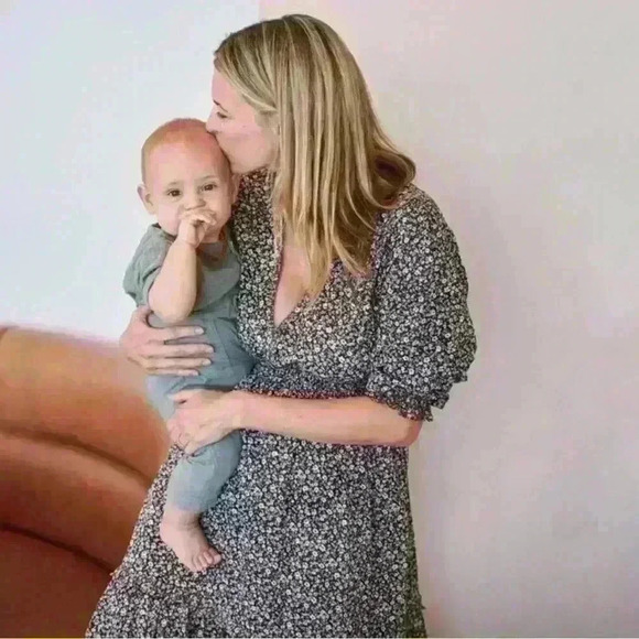 Hatch Collection Eloise Floral Prairie Maxi Cottagecore Dress Maternity Size S - Picture 10 of 11